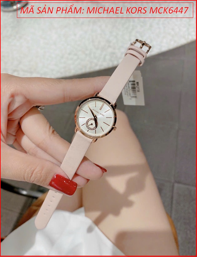 dong-ho-nu-michael-kors-portia-mat-tron-trang-day-da-hong-timesstore-vn