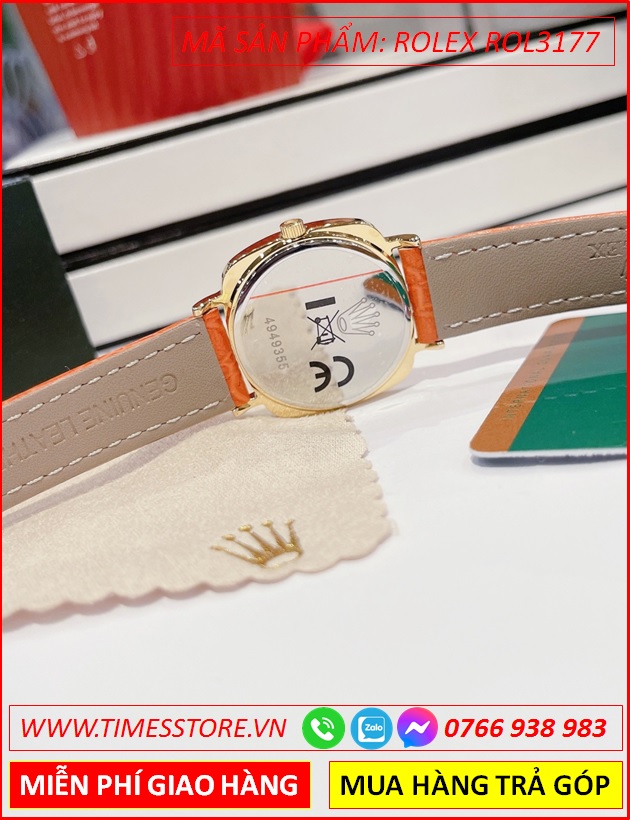 dong-ho-nu-rolex-f1-cellini-mat-vuong-vang-gold-day-da-cam-timesstore-vn