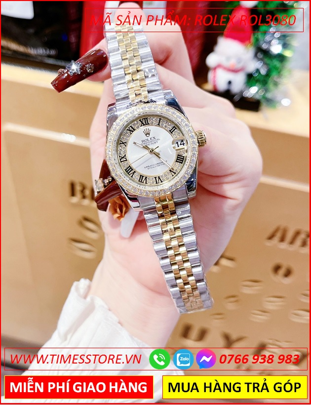 dong-ho-nu-rolex-f1-mat-so-la-ma-full-da-day-demi-timesstore-vn