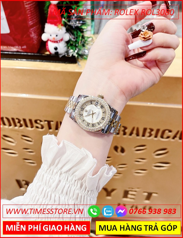 dong-ho-nu-rolex-f1-mat-so-la-ma-full-da-day-demi-timesstore-vn