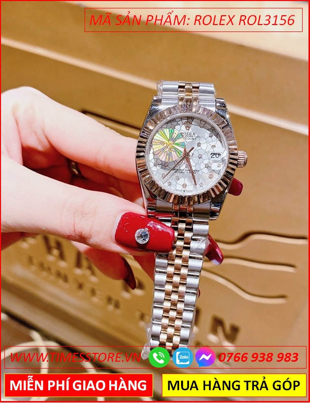 dong-ho-nu-rolex-f1-season-mat-khia-bong-hoa-trang-day-demi-timesstore-vn