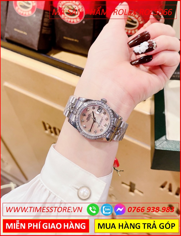 dong-ho-nu-rolex-sieu-cap-f1-automatic-mat-dinh-da-day-kim-loai-timesstore-vn