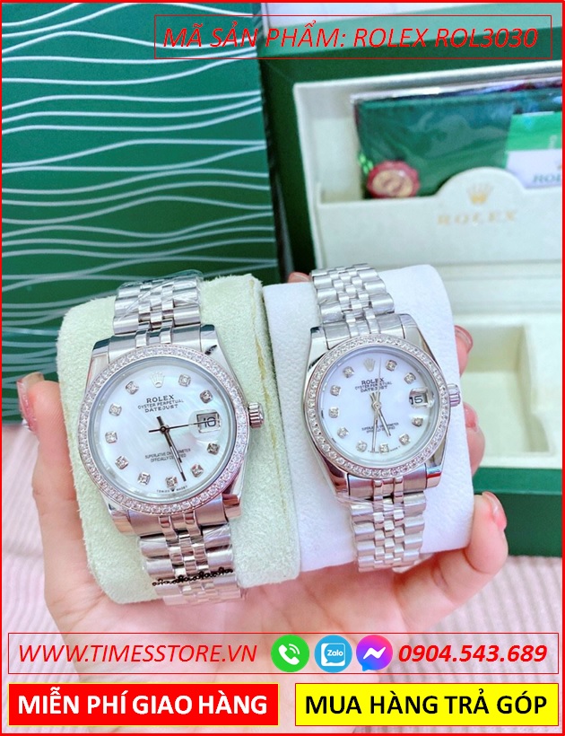 dong-ho-nam-rolex-sieu-cap-replica-1-1-mat-trang-xa-cu-swarovski-day-kim-loai-dep-gia-re-timesstore-vn