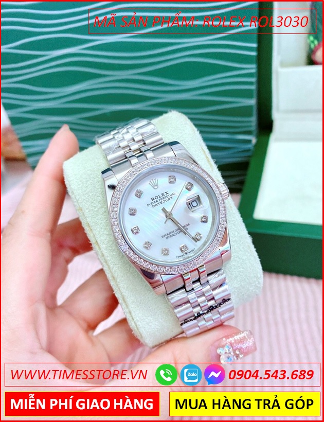 dong-ho-nam-rolex-sieu-cap-replica-1-1-mat-trang-xa-cu-swarovski-day-kim-loai-dep-gia-re-timesstore-vn