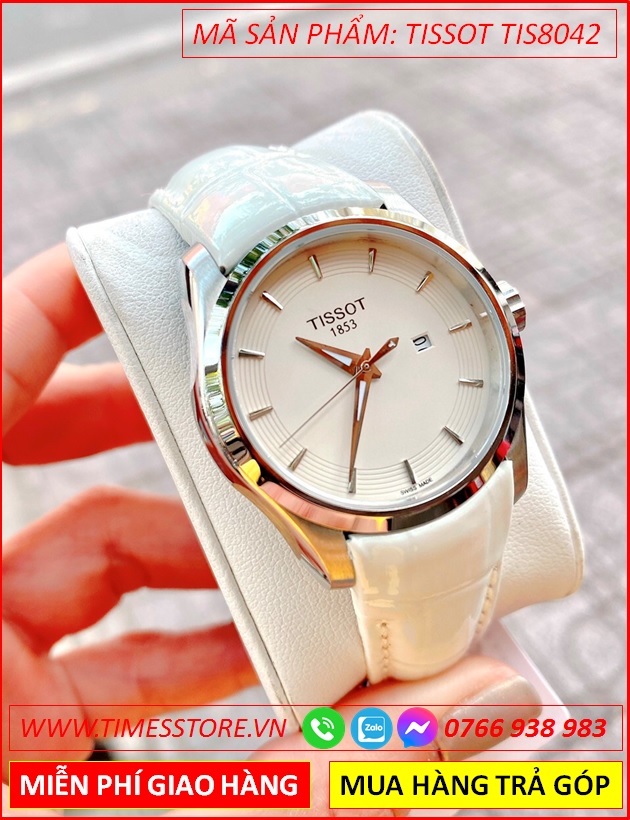 dong-ho-nu-tissot-1853-mat-tron-trang-silver-day-da-trang-thoi-trang-dep-gia-re-timesstore-vn