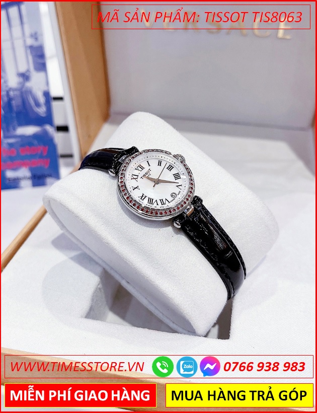 dong-ho-nu-tissot-bellissima-mat-dinh-da-do-day-da-timesstore-vn