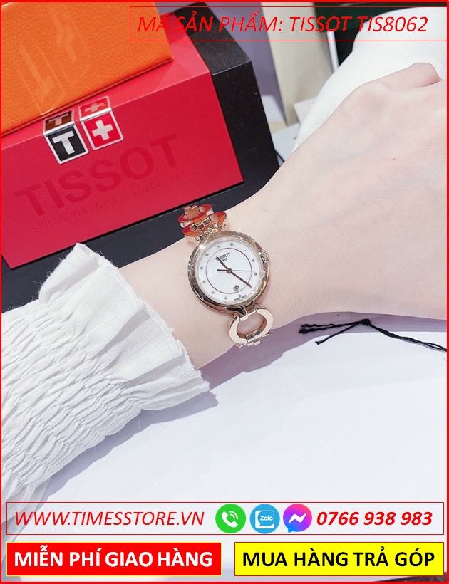 dong-ho-nu-tissot-flamingo-mat-tron-lac-tay-rose-gold-timesstore-vn