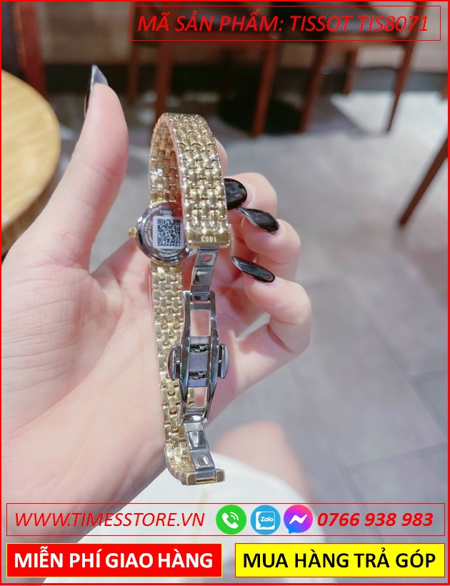 dong-ho-nu-tissot-mat-tron-dinh-da-day-vang-gold-timesstore-vn