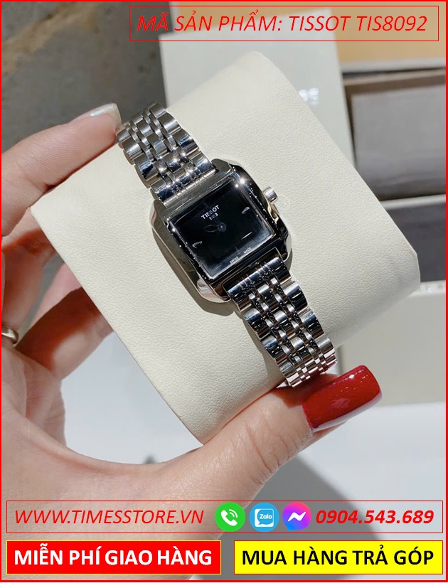 dong-ho-nu-tissot-mat-vuong-den-day-kim-loai-timesstore-vn