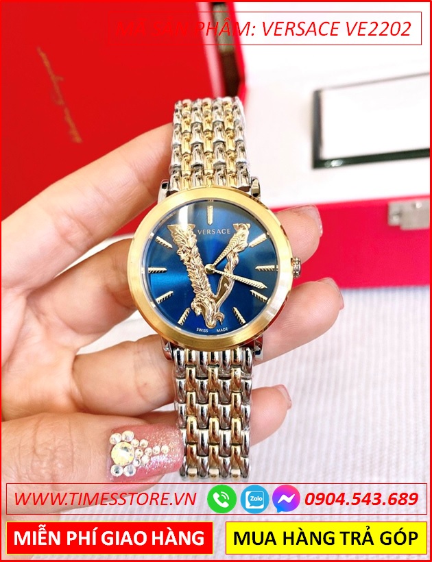 dong-ho-nu-versace-virtus-mat-tron-mat-xanh-vang-gold-day-kim-loai-demi-vang-gold-thoi-trang-dep-gia-re-timesstore-vn