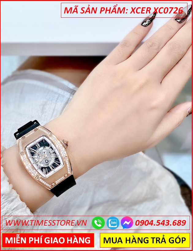 dong-ho-nu-xcer-automatic-lo-co-skeleton-rose-gold-day-cao-su-timesstore-vn