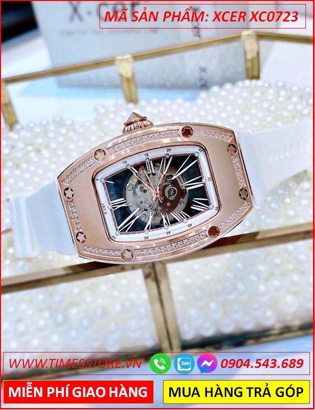 dong-ho-nu-xcer-automatic-lo-co-skeleton-rose-gold-day-silicone-timesstore-vn