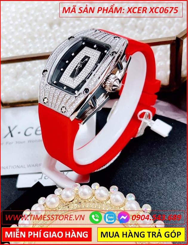 dong-ho-nu-xcer-mat-oval-da-swarovski-day-silicone-do-timesstore-vn