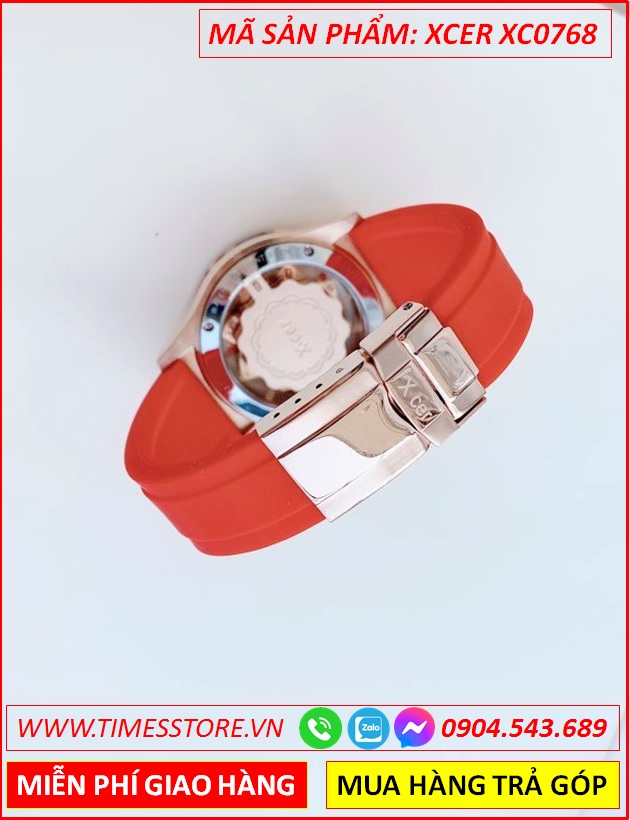 dong-ho-nu-xcer-mat-xoay-rose-gold-dinh-da-nhieu-mau-day-silicone-do-timesstore-vn