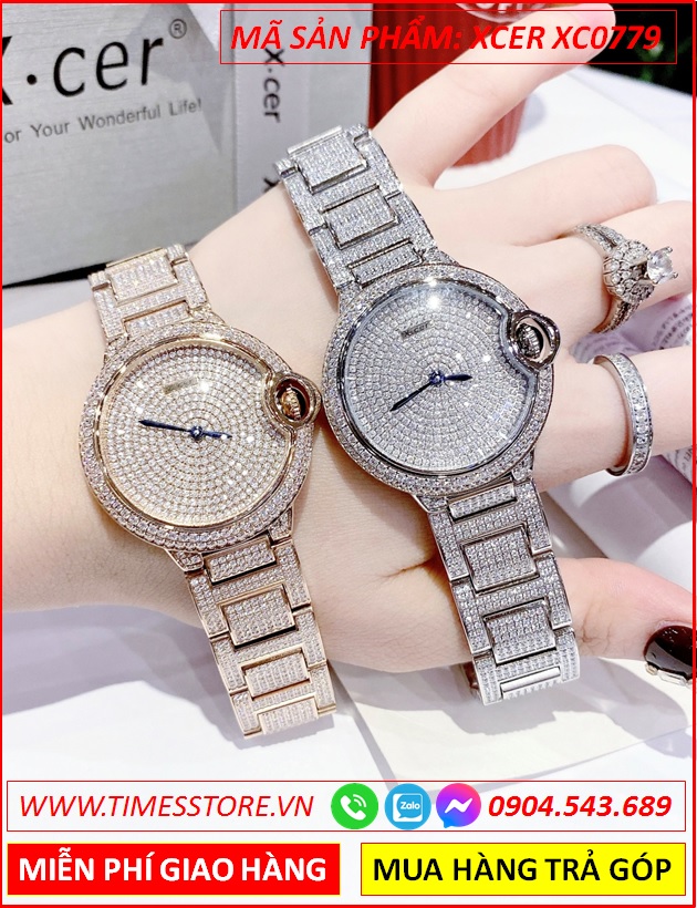 dong-ho-nu-xcer-tua-cartier-mat-tron-full-da-rose-gold-day-kim-loai-timesstore-vn