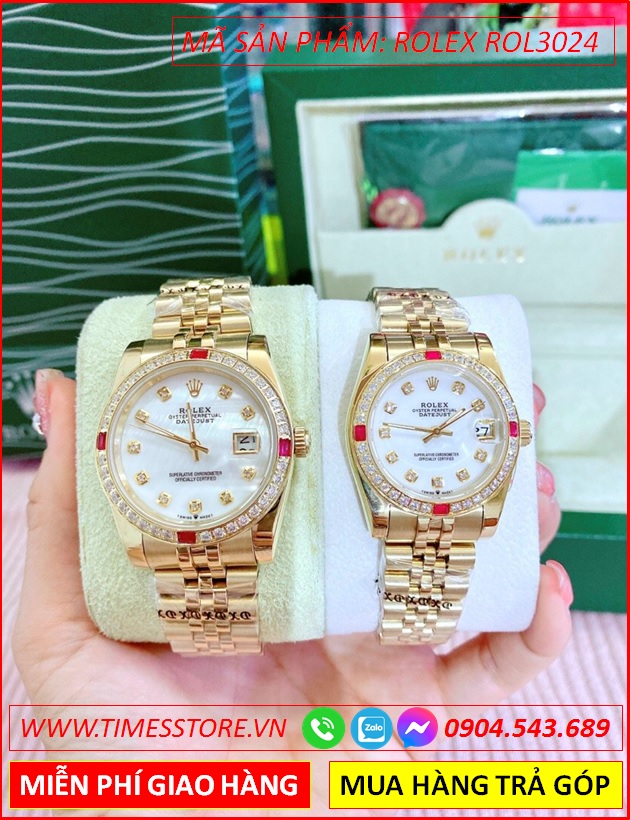 dong-ho-cap-doi-rolex-sieu-cap-replica-1-1-mat-trang-swarovski-day-vang-full-gold-dep-gia-re-timesstore-vn