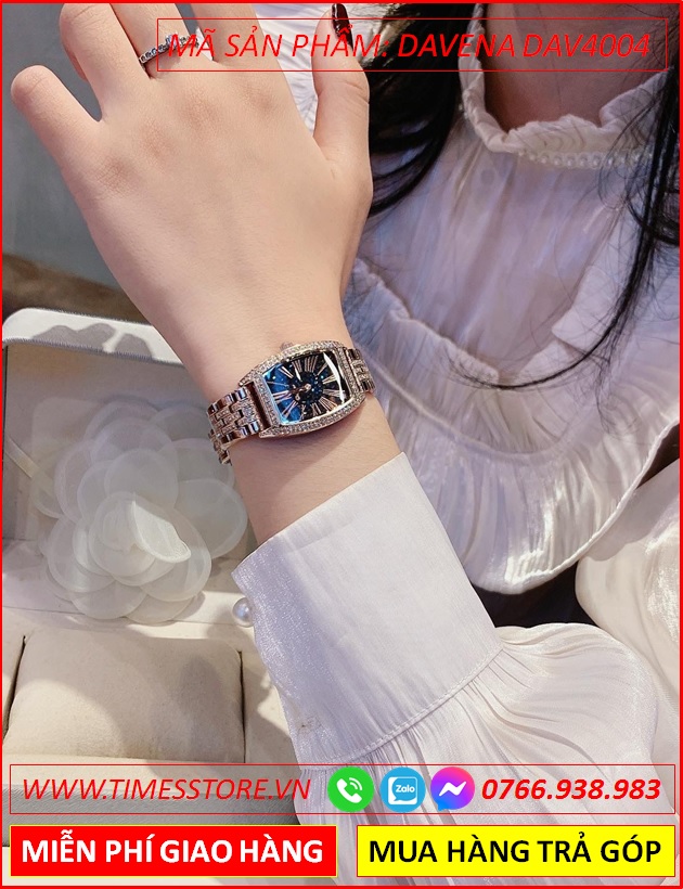 set-dong-ho-nu-davena-mat-xanh-oval-dinh-da-swarovski-rose-gold-day-slicone-nau-gia-re-timesstore-vn