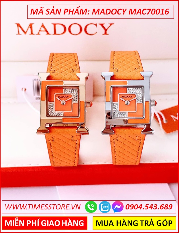 set-dong-ho-nu-madocy-mat-vuong-chia-4-goc-tua-hermes-dinh-da-rose-gold-day-da-cam-thoi-trang-dep-timesstore-vn