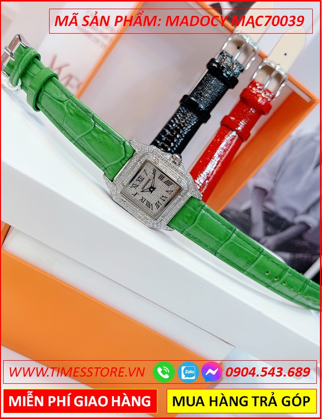 set-dong-ho-nu-madocy-mat-vuong-full-da-swarovski-day-da-xanh-la-thoi-trang-dep-timesstore-vn