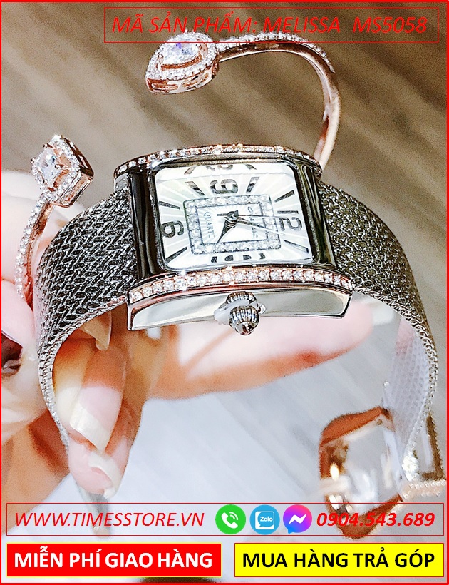 set-dong-ho-nu-melissa-mat-chu-nhat-tia-kham-trai-cau-vong-day-mesh-silver-thoi-trang-dep-gia-re-timesstore-vn