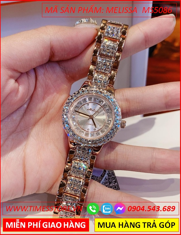 set-dong-ho-nu-melissa-mat-tron-dinh-da-swarovski-day-kim-loai-rose-gold-timesstore