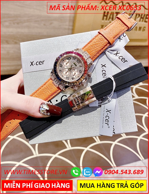 set-dong-ho-nu-xcer-tua-rolex-dinh-da-nhieu-mau-day-da-cam-timesstore-vn