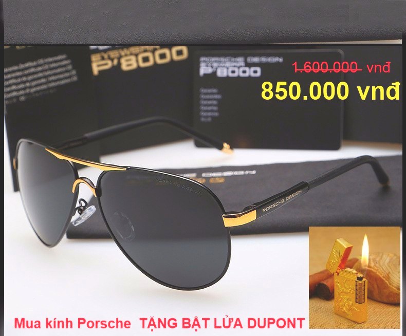 KÍNH NAM CAO CẤP PORSCHE PE01 CHÍNH HÃNG