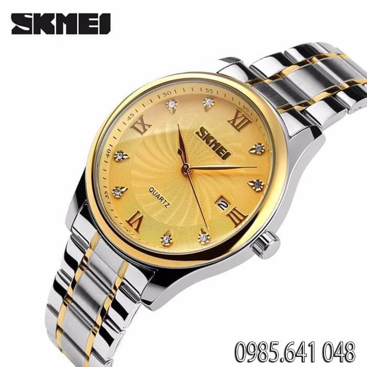 ĐỒNG HỒ NAM SKMEI MẶT VÀNG