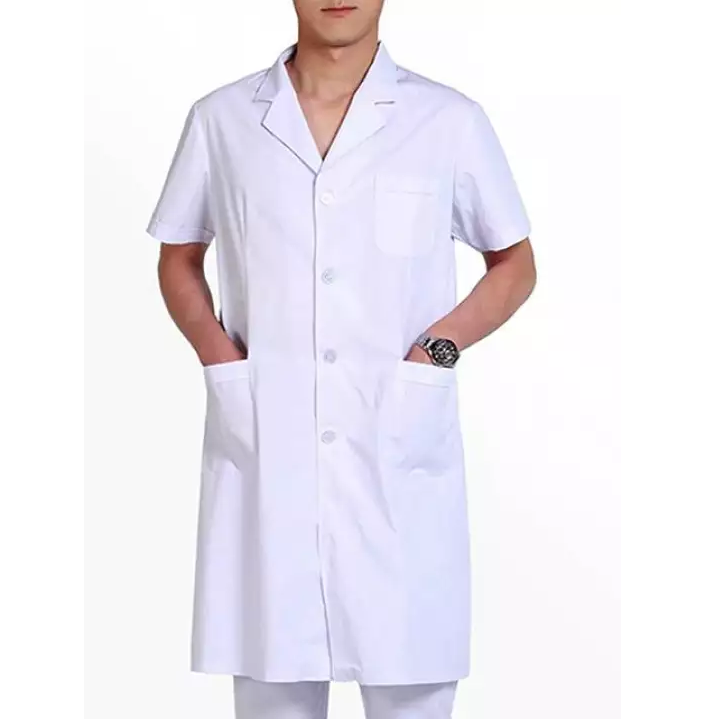 Áo Blouse Bác Sĩ Nam Ngắn Tay – Đồng Phục Y Tế Thoáng Mát, Chỉn Chu Áo Blouse Bác Sĩ Nam Ngắn Tay – Đồng Phục Y Tế Thoáng Mát, Chỉn Chu