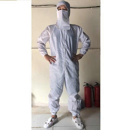 Quần Áo Chống Tĩnh Điện Phòng Sạch Liền Thân – Giải Pháp Cho Môi Trường Kiểm Soát ESD Quần Áo Chống Tĩnh Điện Phòng Sạch Liền Thân – Giải Pháp Cho Môi Trường Kiểm Soát ESD