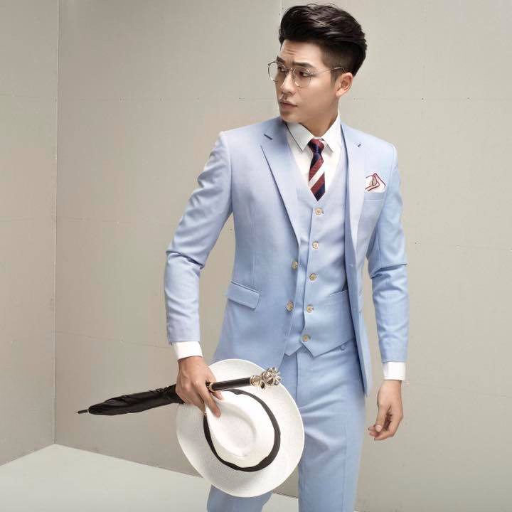 Vest cưới xanh biển T56