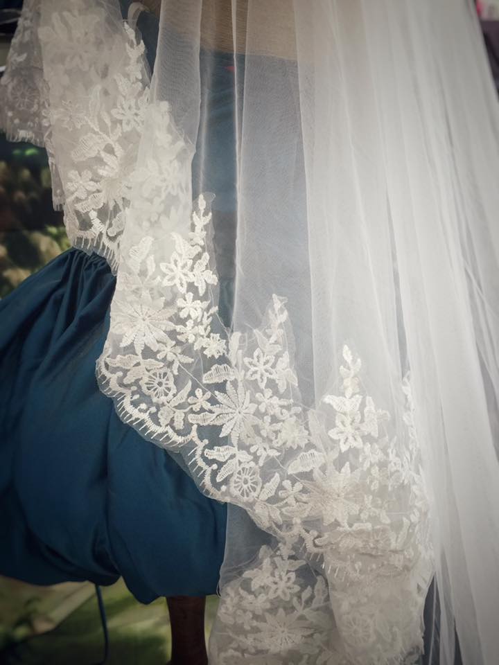 Von cài đầu cô dâu V24