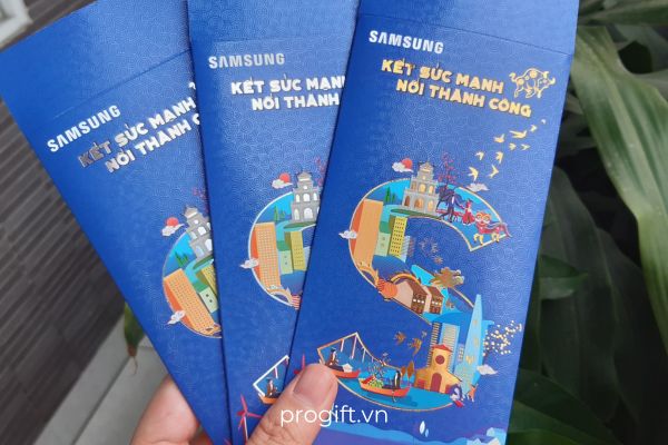 Bao lì xì in logo công ty