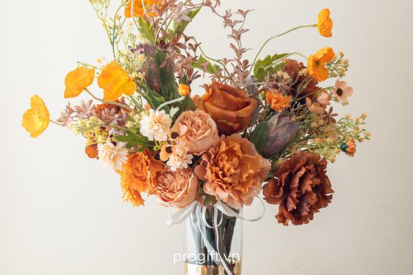 Hoa lụa sang trọng, đẳng cấp cho thầy cô