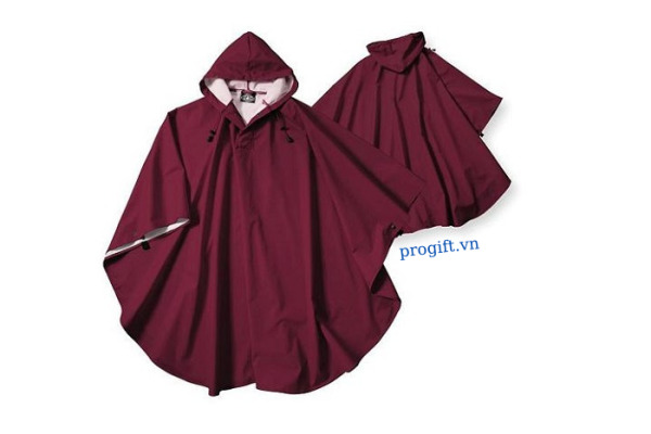 Áo mưa cánh dơi vải dù in logo kỷ niệm