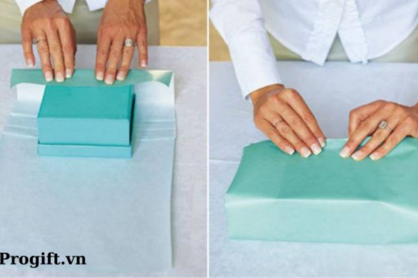 Gấp mép theo chiều quà