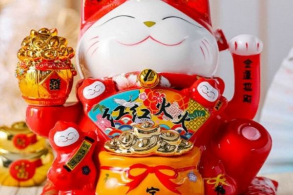 Mèo thần tài mang nhiều ý nghĩa phong thủy cho doanh nghiệp