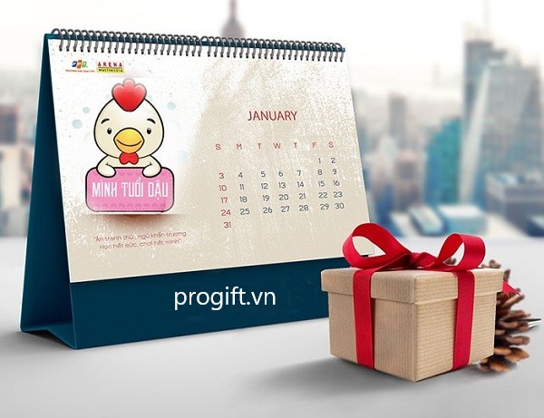 Sang trọng và thiết thực với lịch để bàn quà tặng doanh nghiệp