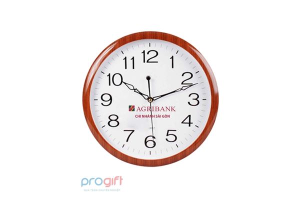 Đồng hồ treo tường in logo