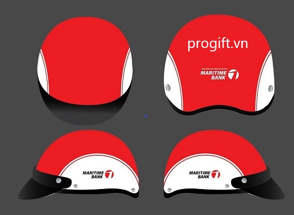 Mẫu mũ nón bảo hiểm in Logo được nhiều doanh nghiệp lựa chọn