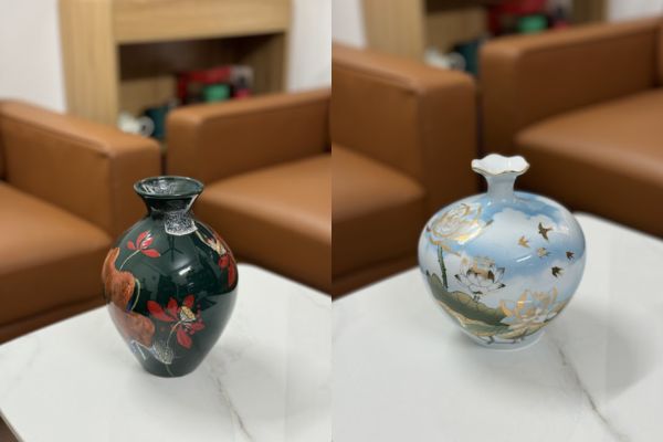 Bình hút lộc mạ vàng