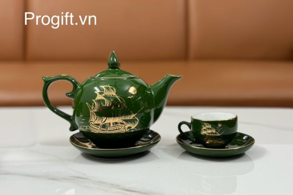 Bộ bình cốc sứ