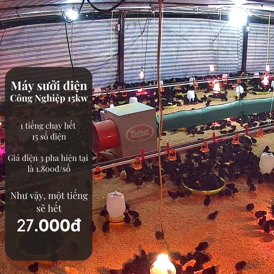 Quạt sưởi úm trang trại công suất lớn - Quạt sưởi công nghiệp