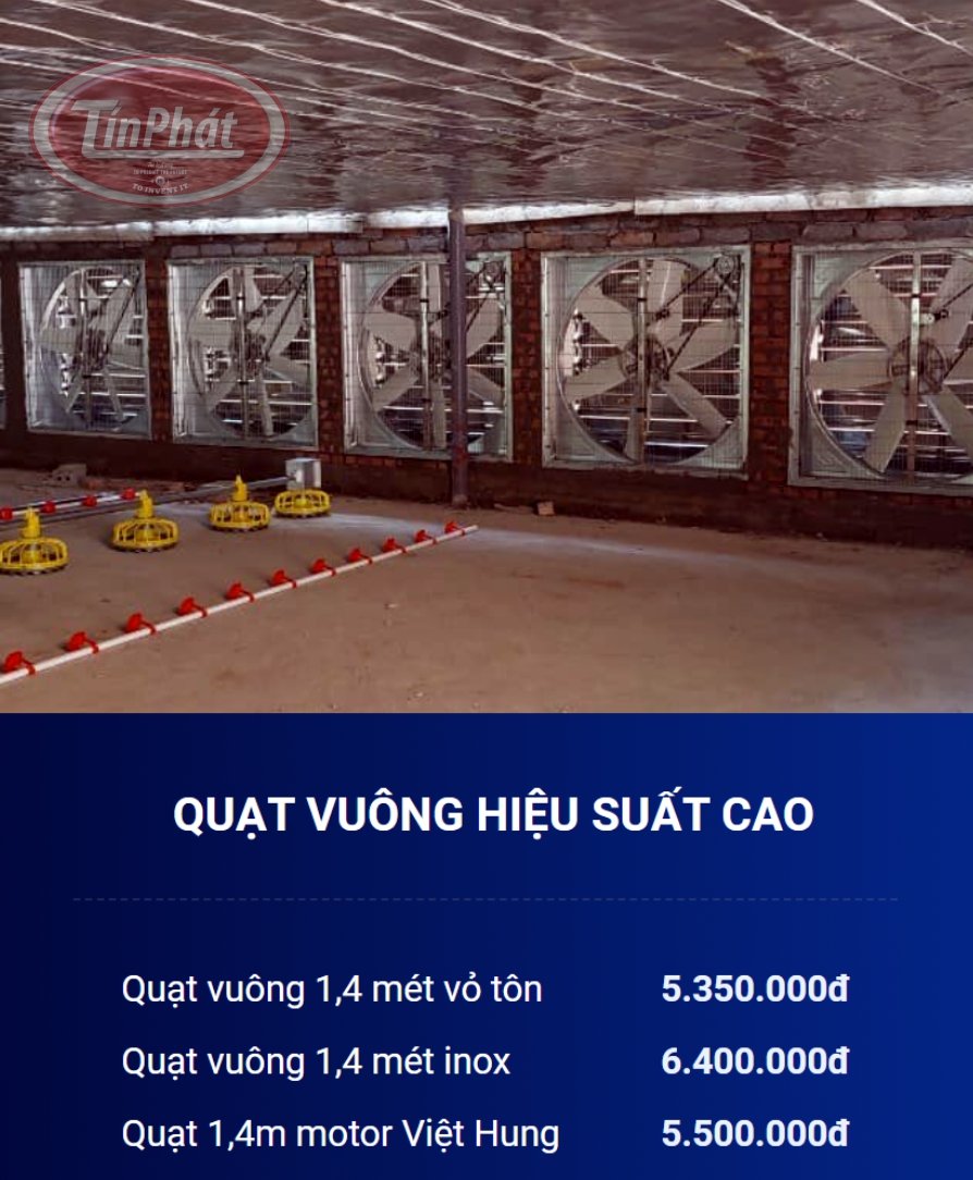 mua quạt hút gió cho trang trại gà, trại heo, trại vịt 