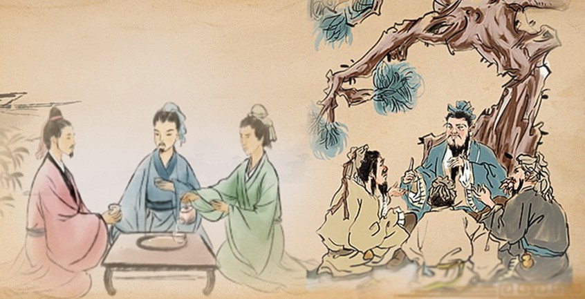 Câu chuyện trà dư tửu hậu diễn ra thật thú khi có vừa đủ số bạn bè tụ họp như lời tiền nhân “trà tam, rượu tứ” (Ảnh: sưu tầm)