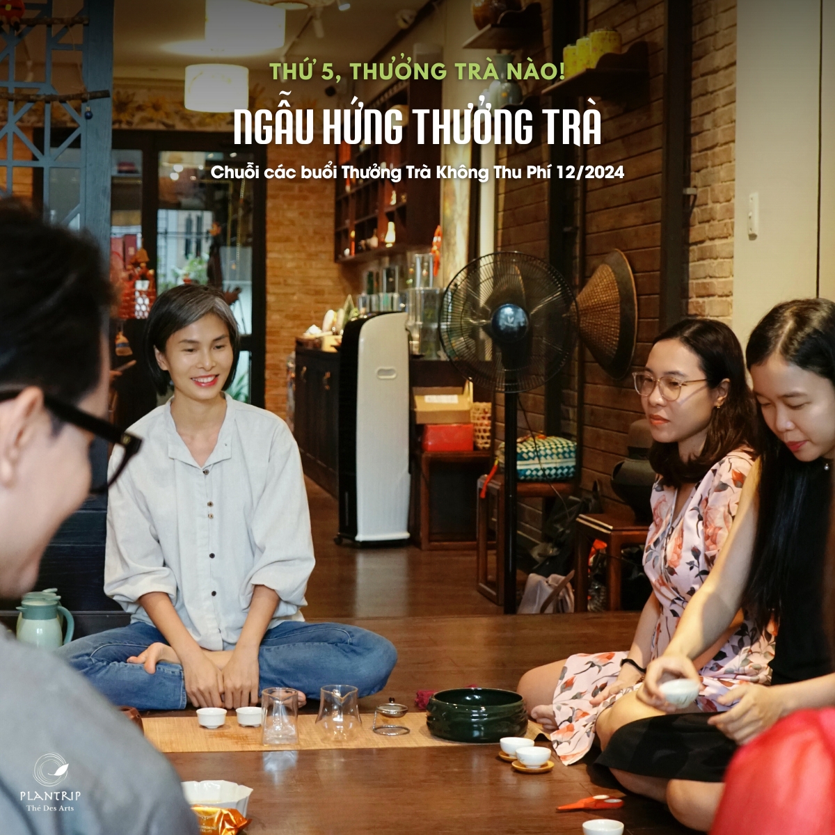 Chương trình thưởng trà tại Hồ Chí Minh dành cho tất cả mọi người.