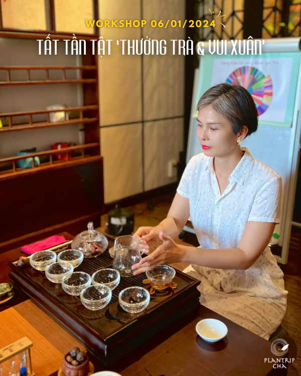 Tea Specialist Kim Thanh sẽ trực tiếp chia sẻ về trà trong buổi workshop.