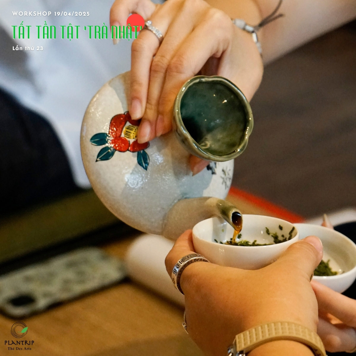 Trải nghiệm các phong cách thưởng trà Nhật khác nhau như trà nóng truyền thống, trà lạnh hiện đại.