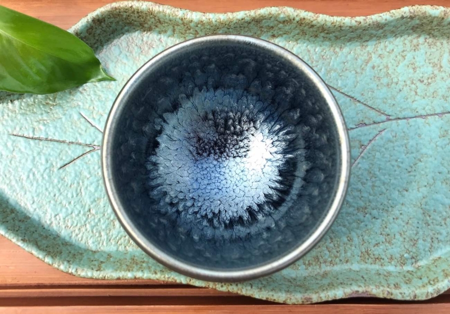 Chén trà Jian Zhan - dụng cụ thường được dùng để pha trà bột vào thời nhà Tống (Ảnh: sưu tầm)