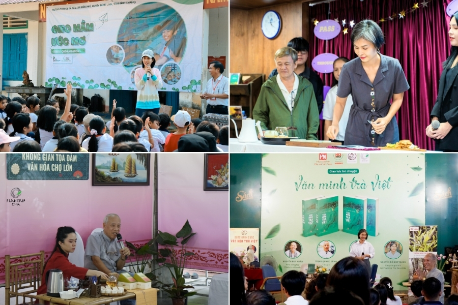 Các sự kiện về trà Plantrip và cơ quan, đơn vị liên kết tổ chức.